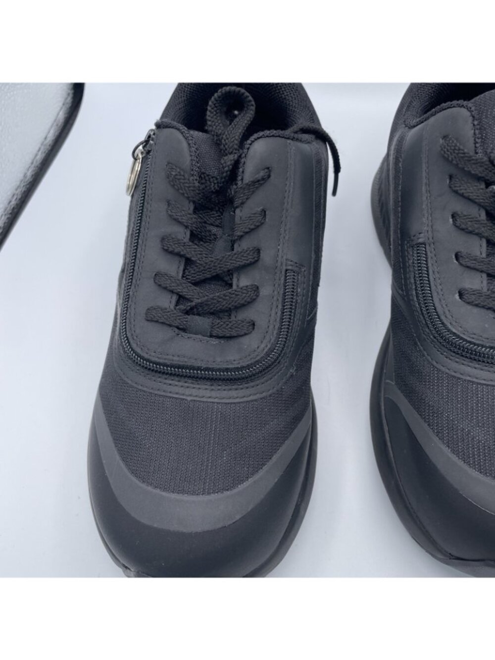 Billy Footwear Adaptive Shoes Mens 9.5 Black Zipper AFO Orthopedic Shoes - Picture 2 of 16